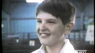 Walter Ray Williams Jr as a 13 year old horseshoe pitching champion [upl. by Rorrys]