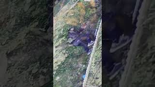 Drone footage Tapper Kreeri Pattan orchards area of Baramulla Three militants killed so far [upl. by Wanda]