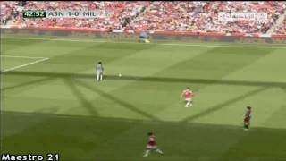 Flamini vs Arsenal  3172010 [upl. by Akeinahs828]