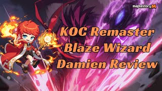 Maplestory M  Review Cygnus Remaster Blaze Wizard Hard Damien Where to Burst [upl. by Lua]