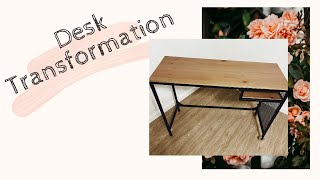 DIY IKEA Fjaellbo Laptop Desk Transformation [upl. by Crelin]