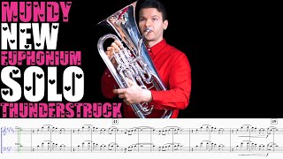 NEW 💘 VALENTINES DAY 💘 EUPHONIUM SOLO quotThunderstruckquot by Iain Mundy [upl. by Aryl]