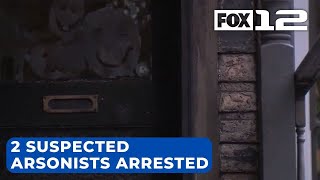 Arsonists arrested in Portland [upl. by Iruj663]