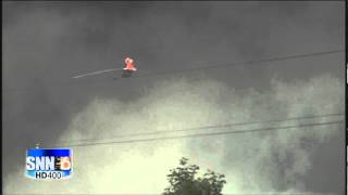 SNN6 WALLENDA COMPLETES HIS WALK ACROSS NIAGARA FALLS [upl. by Anai]