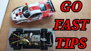 Easy tips to make your Carrera slot car go fast out of the box [upl. by Nauqan245]