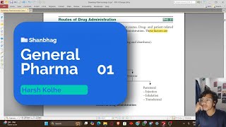 GENERAL PHARMACOLOGY FOR MBBS  SHANBHAG  by HARSH KOLHE [upl. by Buroker732]