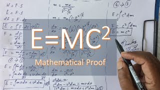 EMC2  Mathematical derivation of MassEnergy equivalence equation [upl. by Vareck]