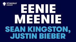 Sean Kingston Justin Bieber  Eenie Meenie Karaoke With Lyrics [upl. by Ecnaret]