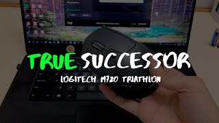 Logitech M720 Triathlon Mouse │ Review Longest Battery Wireless Mouse 2 [upl. by Dionis600]