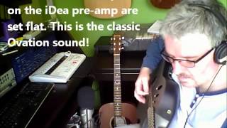 Ovation iDea CC54i demo [upl. by Leeban818]