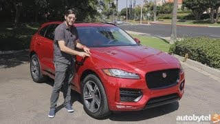 2018 Jaguar FPace 25t RSport Test Drive Video Review [upl. by Akemet]