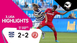 MSV Duisburg  RW Essen  Highlights 3 Liga 2223 [upl. by Margeaux524]