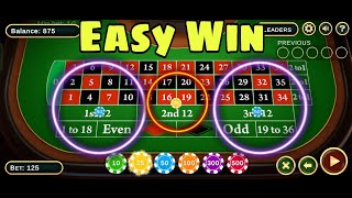 💢 Super Easy Successful Roulette Strategy [upl. by Petite]