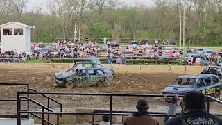 2024 EVERTON FIRE DEPARTMENT DEMOLITION DERBY MINIVAN CLASS CONNERSVILLE INDIANA [upl. by Ever]