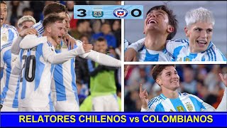 🔥 RELATORES CHILENOS DESTROZADOS vs RELATORES COLOMBIANOS RENDIDOS A ARGENTINA vs CHILE [upl. by Onek]