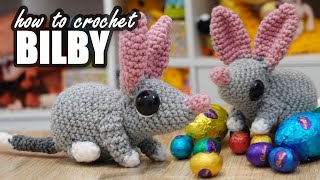 How to crochet a really easy Easter bilby [upl. by Holly-Anne717]