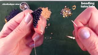 How to Make Simple Chevron Fringe Earrings Beading Tutorial Episode 5 [upl. by Rebmyt]