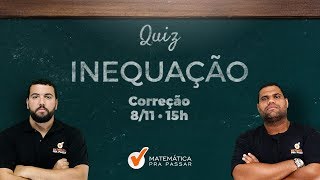 CONCURSO DO BNB 2018 QUIZ DE INEQUAÇÃO  BANCA CESPE  UNBCEBRASPE [upl. by Nirre622]