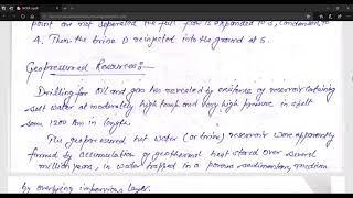 Lecture 16 Unit 03 Geothermal Energy  Geothermal Sources Part 2 [upl. by Emersen]