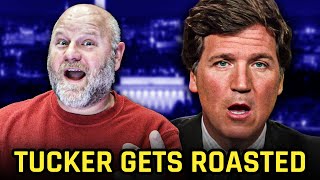 Tucker Carlson Gets ROASTED After Claiming He Was Mauled By Actual Demon [upl. by Lletnom]