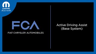 Active Driving Assist Base System  How To  2025 FCA Vehicles [upl. by Gillmore689]