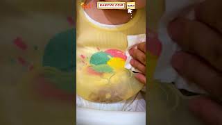 How to Keep Baby Clean During Meals Use the Soft Silicone Baby Bib [upl. by Sanchez]