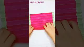 Easy paper fan  how to make paper fan  paper craft [upl. by Strephon290]