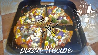 pizza Recipe veg pan pizza [upl. by Fotina]