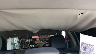 How to remove headliner in a Renault Megane [upl. by Ecylahs]