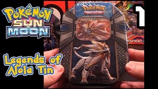 Alola Tin Box Solgaleo  Pokemon kort öppning  Del 1  Pattan amp Mange [upl. by Turnbull]