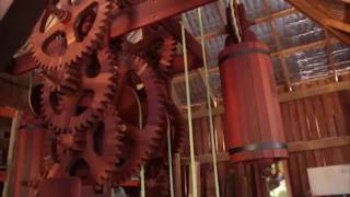 Worlds largest wooden tower clock in Nannup  ABC News [upl. by Molahs]