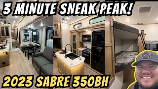 2023 Sabre 350BH  3 Minute Sneak Peak [upl. by Aymahs]