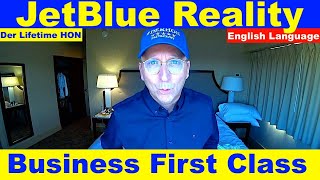 Jetblue Business First Class Realty Full Flight Review in English Der Lifetime HON PrivateJet [upl. by Zenia249]