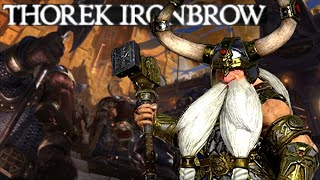 THOREK IRONBROW  DWARFS  Total War Warhammer III Immortal Empires [upl. by Meehsar]