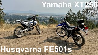 Riding up Rathdrum Mountain again on the XT250 [upl. by Alyss]