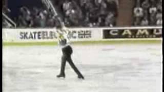 Viktor Petrenko OP 1990 World Figure Skating Championships [upl. by Bartholemy]