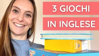 GIOCHI IN INGLESE PER BAMBINI 3 attività per parlare inglese ai bambini divertendosi IDEE REGALO [upl. by Gilboa56]