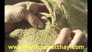 Knitting Lesson Perfect Seams [upl. by Syla407]