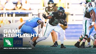 Game Highlights North Texas vs FIU Football September 9 2023 [upl. by Quartas]