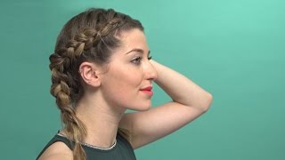 How to do a simple French plait  Beauty Focus Hair [upl. by Lenes]