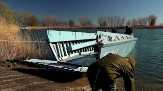 WW2 1943 Higgins Boat Launch 07 May 2022 [upl. by Manley]