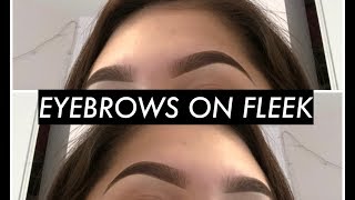 EYEBROWS ON FLEEK TUTORIAL 🔥 [upl. by Ecinaej]