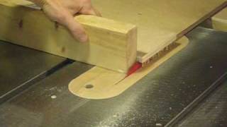 Avoiding table saw tearout [upl. by Llahsram]