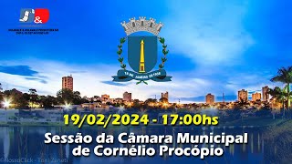 SESSÃO DA CÂMARA MUNICIPAL DE C PROCÓPIO  19022024 [upl. by Annavaig]