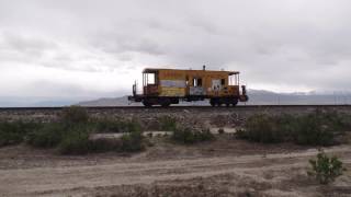 Old Union Pacific Caboose in Utah Desert [upl. by Hanid746]