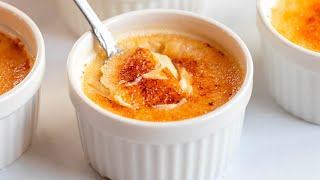 Easy Creme Brulee Recipe  How to make creme brulee [upl. by Jock]