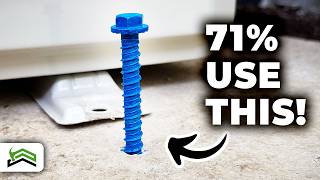 The Only Concrete Anchor You Need And How To Properly Install [upl. by Aromat]