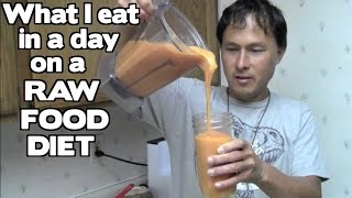 What I Eat in a Day on Raw Food Diet [upl. by Finny]