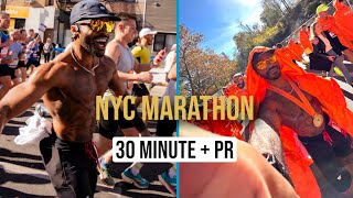 The NYC Marathon Vlog  31 Minute 22 Second Course PR [upl. by Sivra]