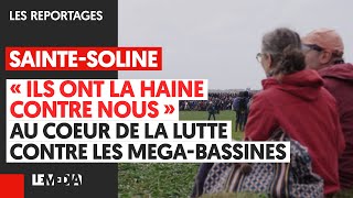 SAINTESOLINE  REPORTAGE AU COEUR DE LA LUTTE CONTRE LES MEGABASSINES [upl. by Annoet336]